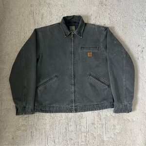 CAHARTT DETROIT FLANNEL LINED WORK JACKET